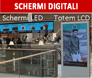 totem digitali per centri commerciali