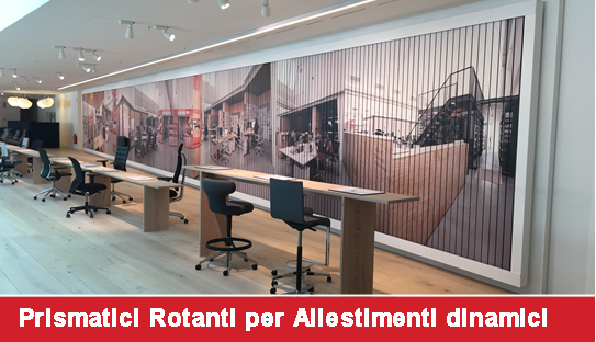 Decorazioni animate per allestimenti creativi per show room